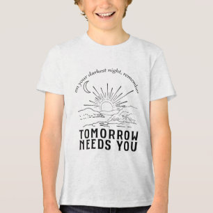 Camiseta Triblenda Las Mujeres En Tu Noche Más Oscura Recuerdan Mañan