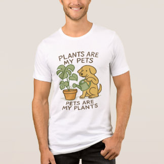 Camiseta Triblenda Las Plantas Son Mis Mascotas - Tee De La Planta De