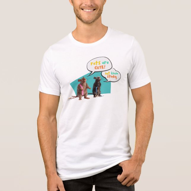 Camiseta Triblenda Las Ratas Son Cuestas Pero Un Poco Estrafalarias (Anverso)