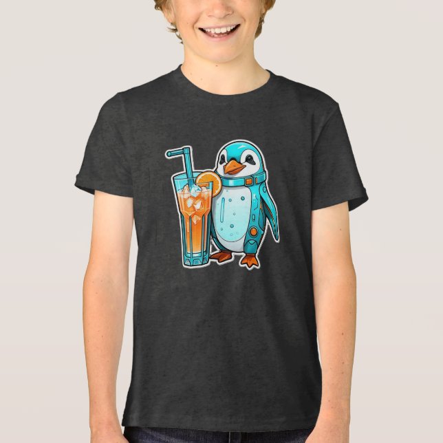 Camiseta Triblenda Las sips de Aqua de Pinguin (Anverso)