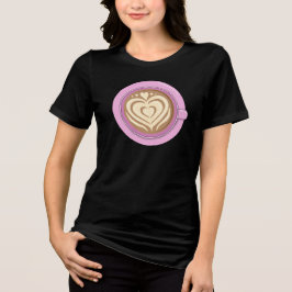 Camiseta Triblenda Latte Corazón de San Valentín