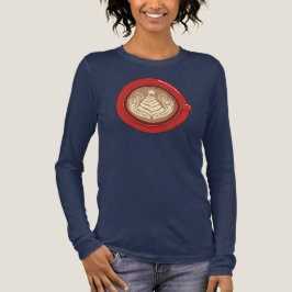 Camiseta Triblenda Latte de árbol de Navidad