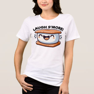 Camiseta Triblenda Laugh S'more Pun