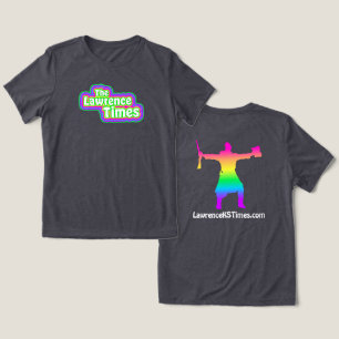 Camiseta Triblenda Lawrence Times groovy femme - carbón vegetal