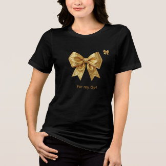 Camiseta Triblenda Lazo de Celebración con Brillo Alto - Glamour de V
