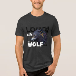Camiseta Triblenda Leal como manada de lobos