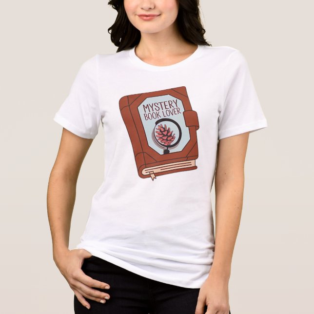 Camiseta Triblenda Lector de libros misteriosos (Anverso)