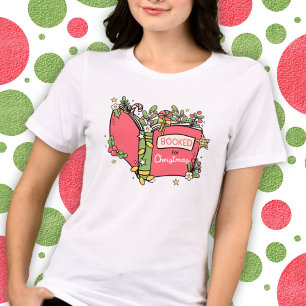 Camiseta Triblenda Lectura de libros de Navidad