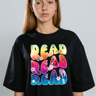 Camiseta Triblenda Lectura de verano retro vintage