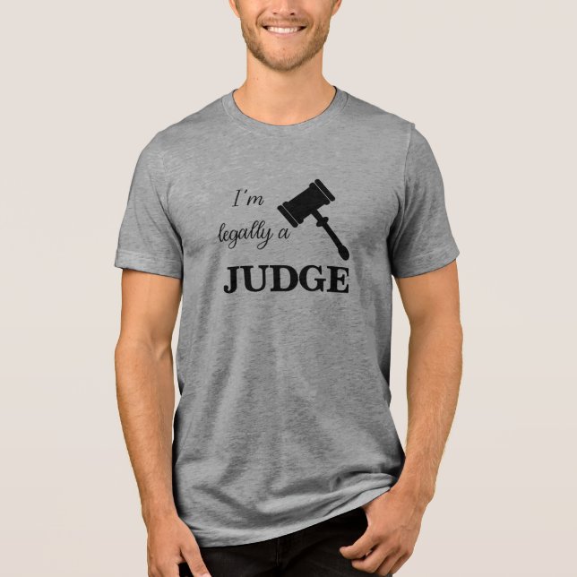 Camiseta Triblenda Legally a Judge (Anverso)