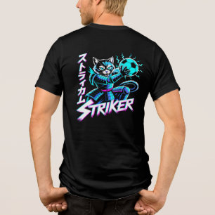 Camiseta Triblenda Legendario Gato Futbolista Samurái - Regalo de Fút