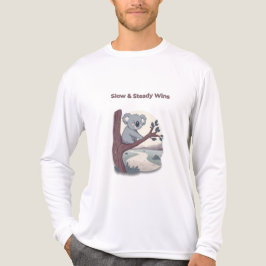 Camiseta Triblenda **"Lento y Constante Gana – Koala Adorable Motivac