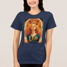 Camiseta Triblenda Leo Lion Zodiac Birthday Gift