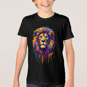 Camiseta Triblenda León de goteo de pintura