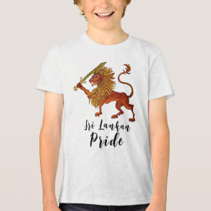 Camiseta Triblenda León de la bandera de Sri Lanka