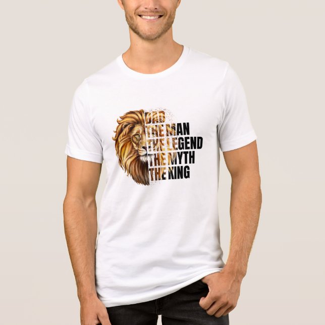 Camiseta Triblenda León del Día del Padre (Anverso)