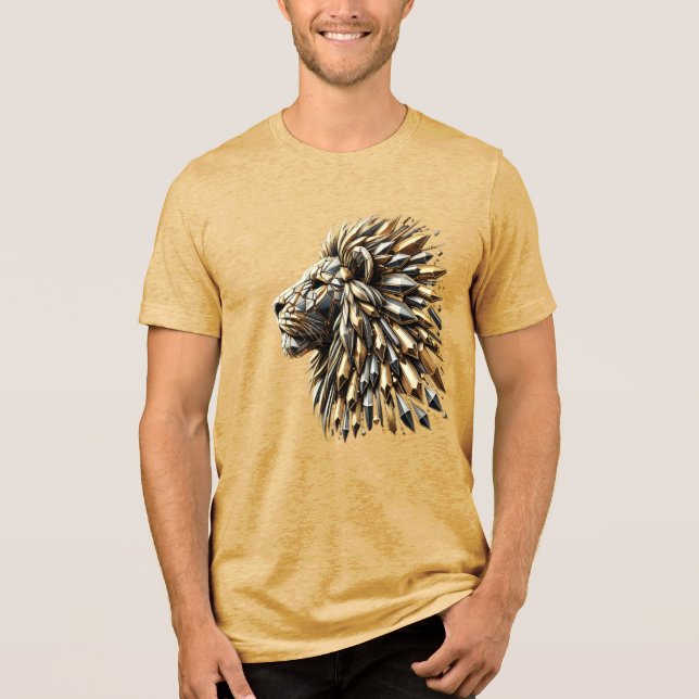Camiseta Triblenda León majestuoso - Diseño original y sin tiempo (Anverso)