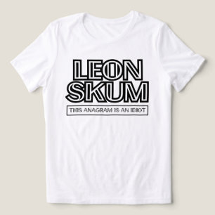 Camiseta Triblenda Leon Skum   Este Anagram Es Un Idiota