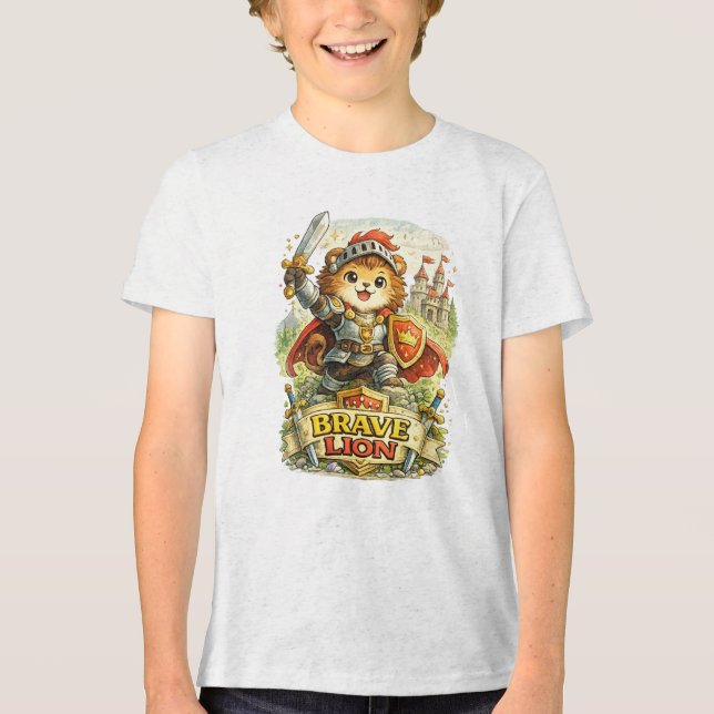 Camiseta Triblenda León Valiente (Anverso)