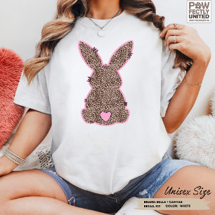 Camiseta Triblenda Leopard Bunny Personalizable Colores Doodle Cute R