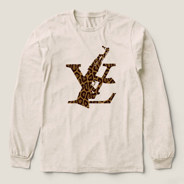 Camiseta Triblenda Leopard Design Shirt luxury Designer logo unique (Diseño traserp)