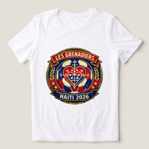 Camiseta Triblenda Les Grenadiers Haití 2026 Fútbol Corazón Inspirado