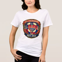 Camiseta Triblenda Les Grenadiers Haití 2026 Fútbol Corazón Inspirado