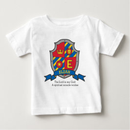 Camiseta Triblenda Letra Elijah nombre E significa escudo de ladrones