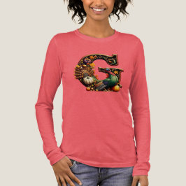 Camiseta Triblenda Letra G estilo Día de Acción de Gracias 
