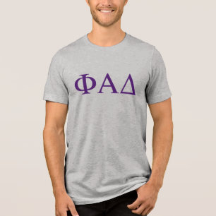 Camiseta Triblenda Letras griegas de Phi Alpha Delta