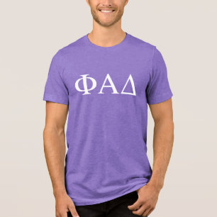 Camiseta Triblenda Letras griegas de Phi Alpha Delta