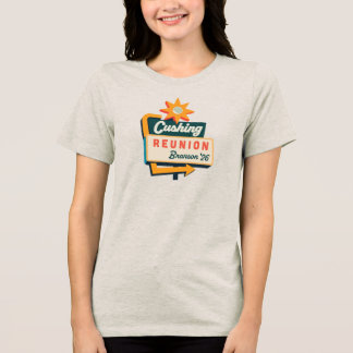 Camiseta Triblenda Letrero de Cushing Reunion al lado de la carretera