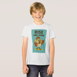 Camiseta Triblenda Levántate y resplandece pollo feliz