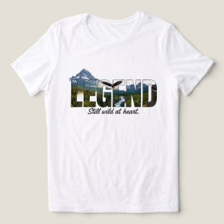 Camiseta Triblenda Leyenda aún salvaje en el corazón Gráfico al aire