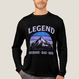 Camiseta Triblenda Leyenda Esposo Papá Héroe Vintage Día del Padre