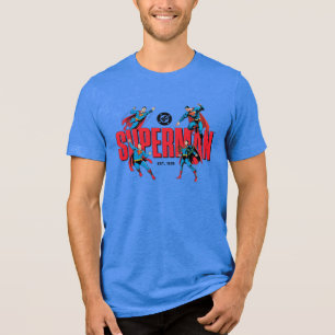 Camiseta Triblenda Leyendas de Superman para Siempre Gráfico