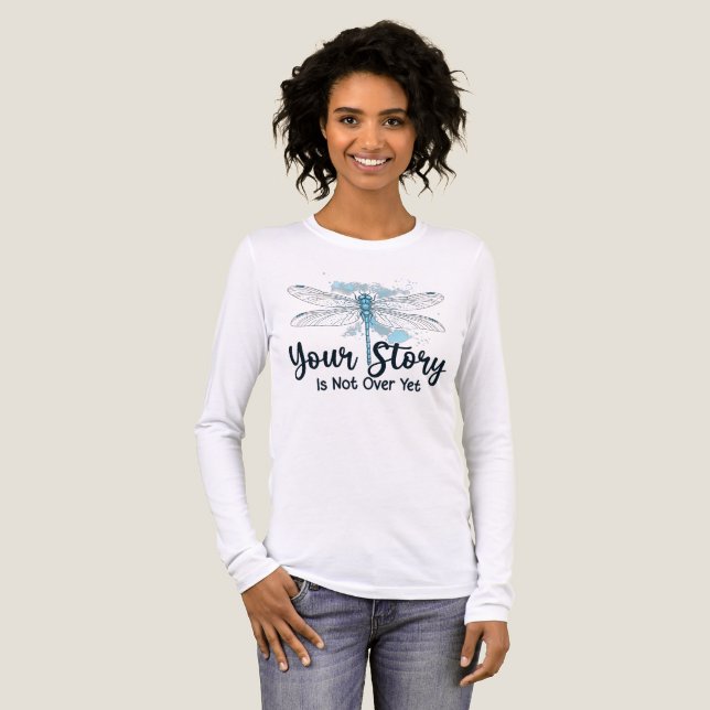 Camiseta Triblenda Libélula Inspiradora (Anverso Completo)