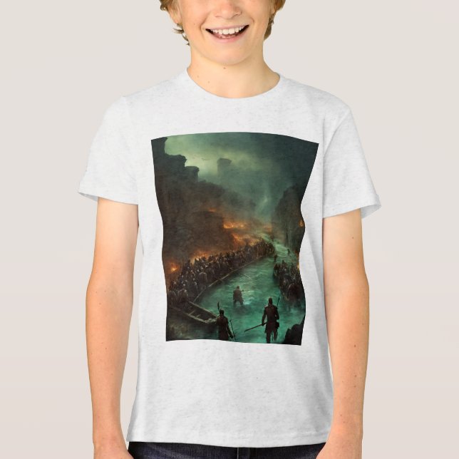 Camiseta Triblenda "Liberen a los no-muertos: Amenazando la muerte co (Anverso)