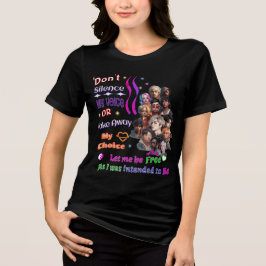 Camiseta Triblenda Libertad de expresión y camiseta de derechos human