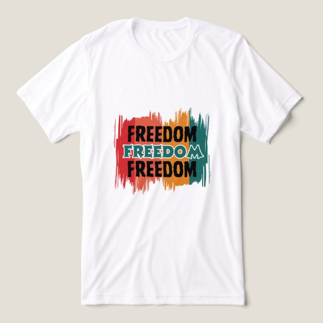 Camiseta Triblenda Libertad - Inspiradora camiseta gráfica (Diseño delantero )