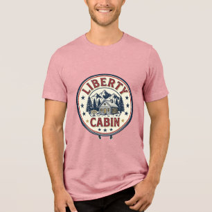 Camiseta Triblenda Liberty Aviator Patriótico Patriótico Aviación Vin