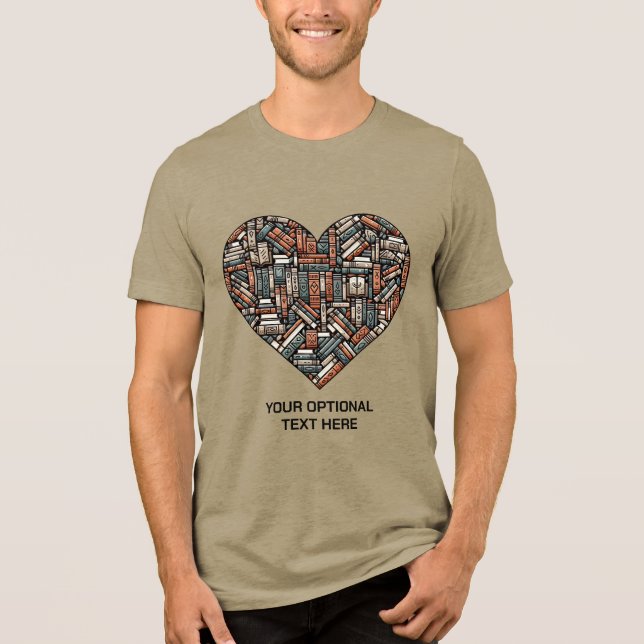 Camiseta Triblenda Libro de texto personalizado Lover (Anverso)