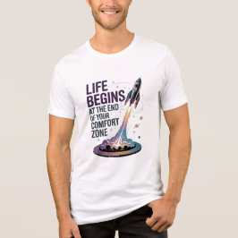 CAMISETA TRIBLENDA LIFE BEGINS AT THE END OF YOUR COMFORT ZONE D05