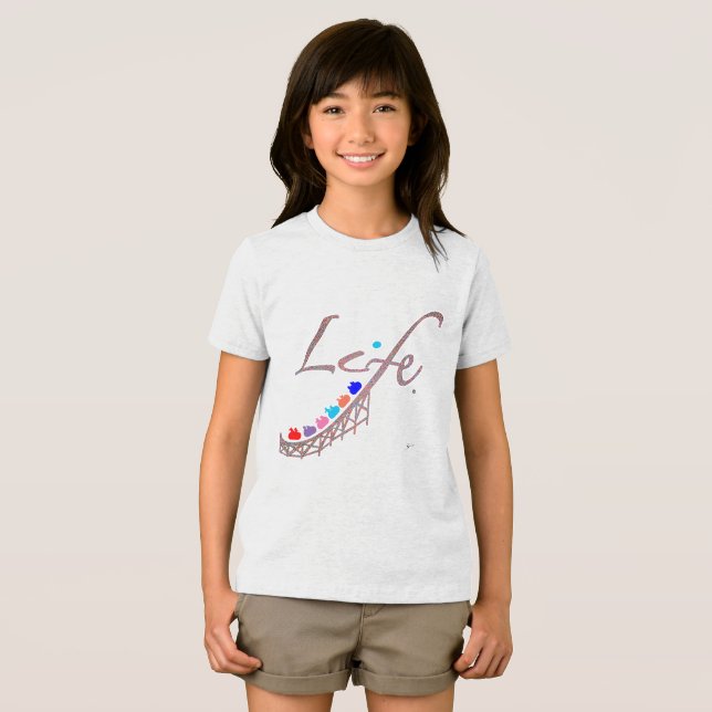 Camiseta Triblenda Life is a Roller Coaster ( Anverso Completo)