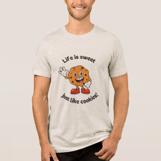 Camiseta Triblenda Life is sweet just Like cookies ! off Waite 