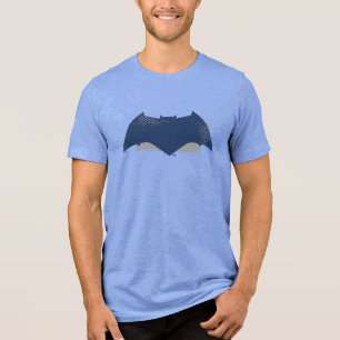 Camiseta Triblenda Liga de la Justicia Símbolo batman de brocha y s