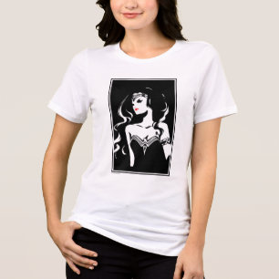 Camiseta Triblenda Liga de la Justicia   Wonwoman Noir Pop Art