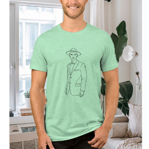 Camiseta Triblenda Light Green Men’s T-Shirt – Trendy Print, Modern 