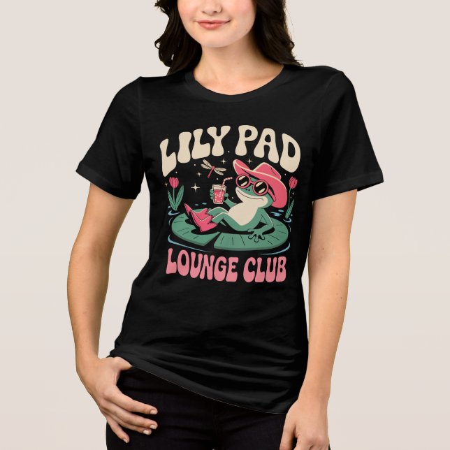 Camiseta Triblenda Lily Pad Lounge Club (Anverso)