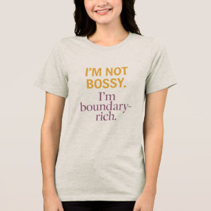 Camiseta Triblenda Límites en negrita. Bravo por ti